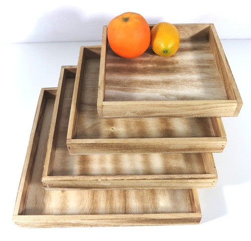 Deko holz tablett servier - holz,