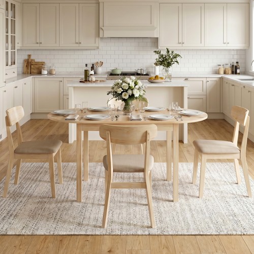 Homcom esstisch aus holz - esstisch,