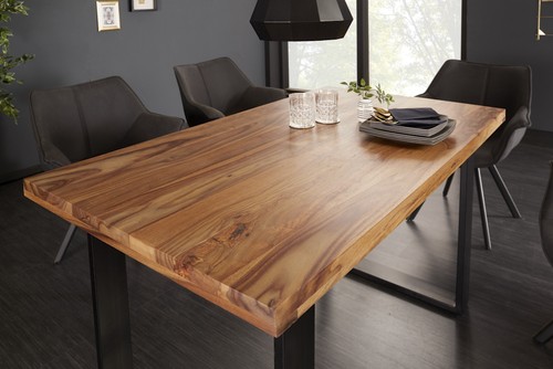 Massivholz esstisch iron craft - massivholz,