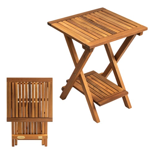 Akazie garten beistelltisch - akazie,