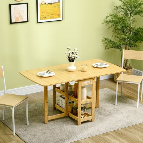 Homcom esstisch klapptisch mit - esstisch,