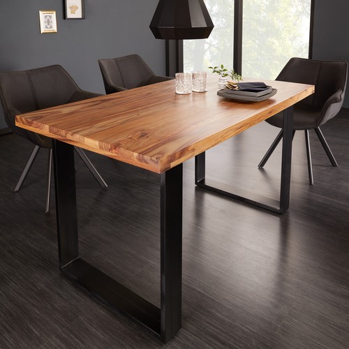 Massivholz esstisch iron craft - esstisch,