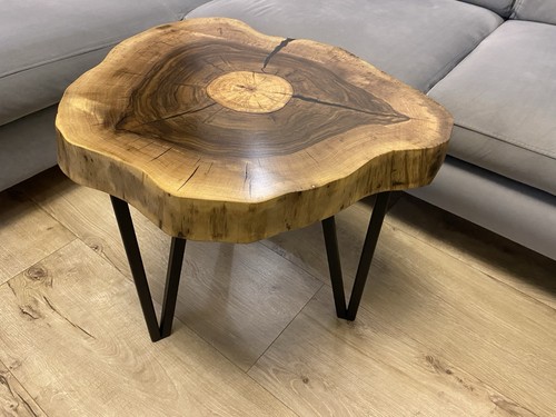 Couchtisch walnuss epoxidharz - couchtisch,