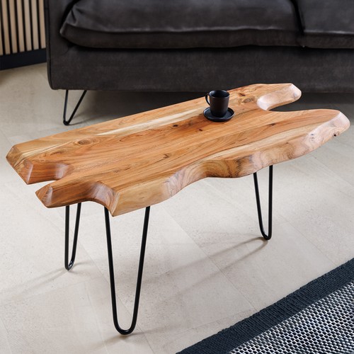 Massivholz couchtisch wild - couchtisch,