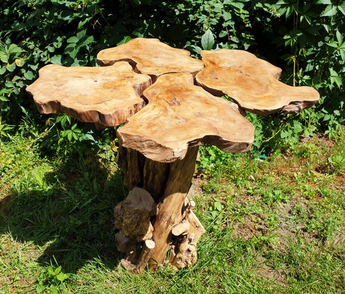 Holztisch 70cm natur urig - 70cm,,