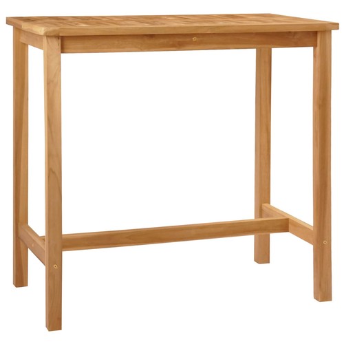 Bartisch natur massivholz - massivholz, teak
