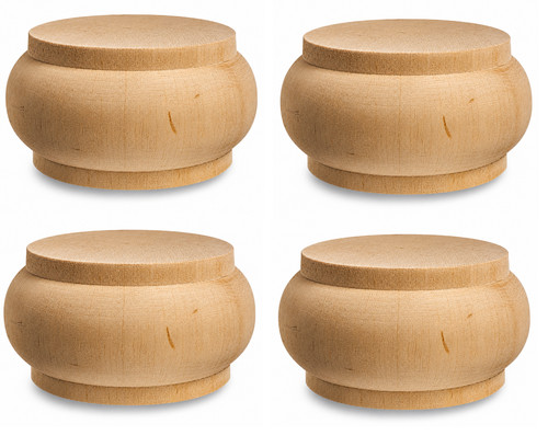 Barock möbelfuß holz - 4x,
